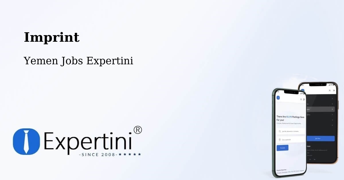 Imprint – Al A'Rsh - Yemen Jobs Expertini