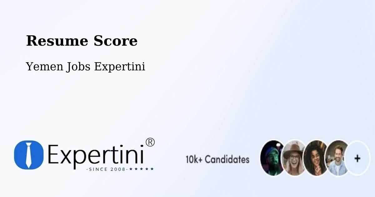 Resume Score & Job Description Match Tool – Al A'Rsh - Yemen Jobs Expertini